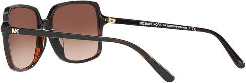 Michael Kors MK2098U 378113 Brown Tortoise Isle Of Palms Square Sunglasses Lens, Db127.18 New New Tort, 56/17/140 in Saudi Arabia