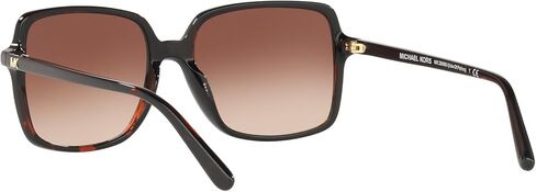 Michael Kors MK2098U 378113 Brown Tortoise Isle Of Palms Square Sunglasses Lens, Db127.18 New New Tort, 56/17/140 in Saudi Arabia