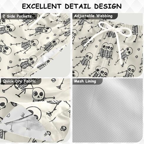 senya Boys Swim Trunks, Skull Style Beach Board Short in Saudi Arabia