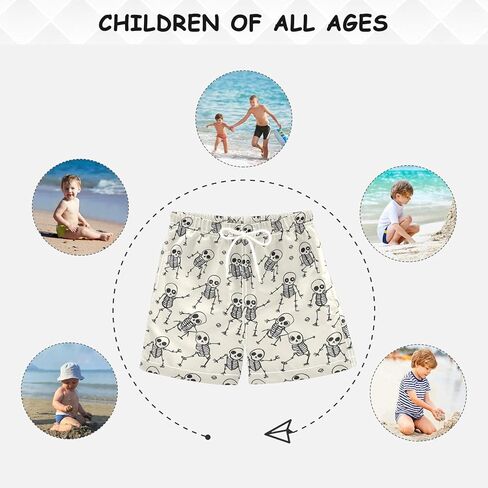 senya Boys Swim Trunks, Skull Style Beach Board Short in Saudi Arabia