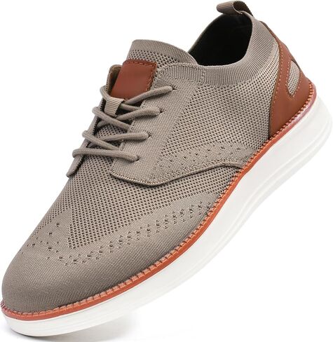 Men's Breeze Casual Sneakers Oxfords Lace-Up Lightweight Walking Shoes in Saudi Arabia