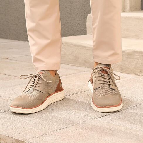Men's Breeze Casual Sneakers Oxfords Lace-Up Lightweight Walking Shoes in Saudi Arabia