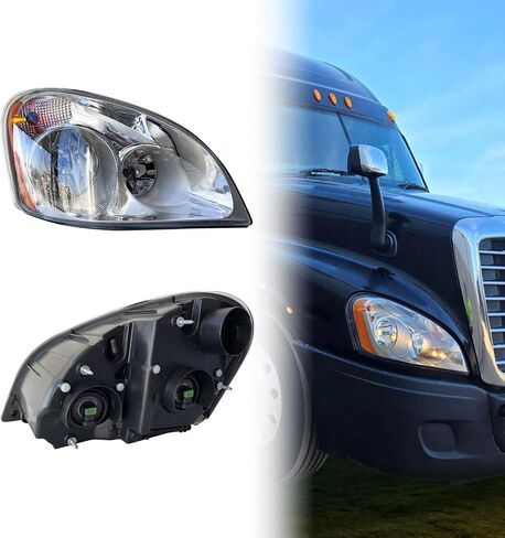 Heavy-duty Headlights Fit for 2008-2017 Freightliner Cascadia, Driver Side in Saudi Arabia