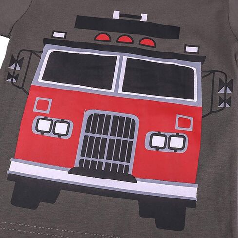 Boys Summer Pajamas Short Sleeve T-Shirts and Shorts Sleepwear Sets in Kuwait