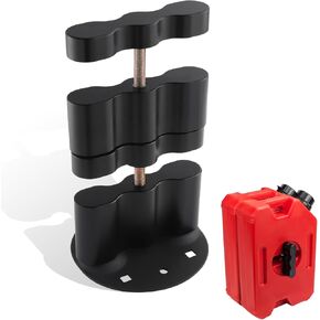 Fuel Pack Mount Extension Compatible with Gasoline Pack, Gas Tank and Water Container, R-Pax Mount Brackets Extender Fits for Roto-Pax Locking Mount (1.75 Gallon) Black
