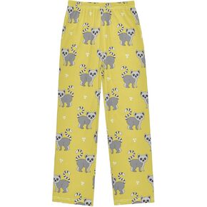 Golf Ball Flag Car Boy's Pajama Pants Kids Long Sleep PJ Pant Boy Pajama Bottoms Elastic Waist Lounge Pants with 2 Pockets S