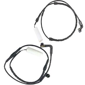 Xinhan 34356755266 34356778037 Front + 34356755267 34356778038 Rear Brake Pad Electronic Wear Sensor Replacement Brake Pad Wear Indicators Kit (2PCS-Front+Rear)