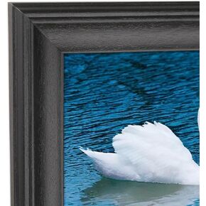 11x27 inch Panoramica Picture Frame Solid Wood Photo Frame 11x27 inch Poster Frame Painting Frame Black (X23B1127) ﻿