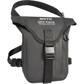 Thigh Bag for Men Women, Motorcycle Leg Pouch with Leg Strap, Leg Bag Waterproof Drop Leg Bag for Cycling Hiking Camping Fishing Climbing Outdoor (Black)