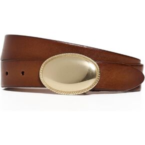 حزام رعاة البقر الضيق للسيدات في أندرسون ، بني C1/Gold Buckle 07 ، 34