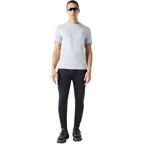 Lacoste Men's Sport Two-Ply Trackpants, Silver Chine/Elephant Gre, X-Large
