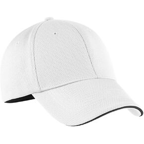 Nike Golf 333115 Adult's Dri-FIT Swoosh Flex Sandwich Cap White Small/Medium