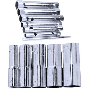 12Pcs Dual-Ended Wrench Socket Plumber Back Nut Tap Spark Plug Spanner Set Extended Spark Plug Wrench Socket set 6-37mm(1/2'' to 1-7/16'')
