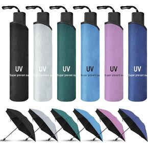 Travel Umbrella, Umbrellas Bulk, 6 Colors Travel Folding Umbrellas, Exquisite Appearance, Easy To Carry, Suitable For Sunny Days And Rainy Days