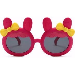 Kids Sunglasses Age 3-10, UV 400 Protection Polarized, Cartoon Sunglasses for Kids, Non-slip Premium Silicone