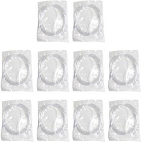 Oxygen Nasal Cannula, 10 Pack High Flow Soft Oxygen Cannulas, Available with Universal Connectors, Oxygen Therapy Accessory, High-Visibility Tubing