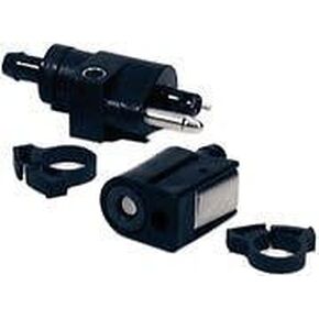 OEM Mercury Marine Quicksilver In Line Fuel Connector Set 5/16" Barb, Engine & Tank Connecors, Male & Female!