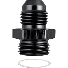 Evil Energy A Flare Male to Carb Carb Carb Pued Inlet Pitting Adapter Aluminium Black Upgrade 1PC in Kuwait