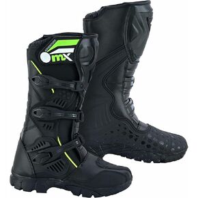 PROFIRST Genuine Leather Waterproof Motorbike Boots Off Road Adventure Touring Motorcycle Shoes High Long Ankle Casual Racing Sports Touring Cruise