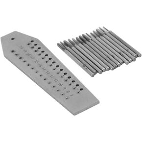 14pcs Tap and Die Set Jewellers Miniature Thread Tool مجموعة أدوات لمجوهرات لإصلاح الساعات
