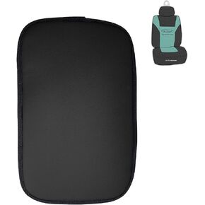 FH Group Car Seat Covers Airbag Compatible Full 1-Piece Front Seat Covers Set Supreme Twill Seat Cover Universal Fit Split Bench Rear Light Gray Car Seat Cover for SUV, Sedan Automotive Seat Covers