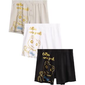 Men's Underpants Multi-Functional Sleepwear&Home Pants-Soft,Relaxed Fit,Moisture Wicking,Breathable,3Pack