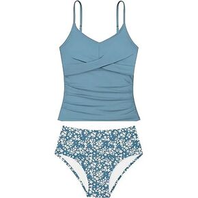 فتيات Tankini Swimsuits بدلة السباحة من قطعتين