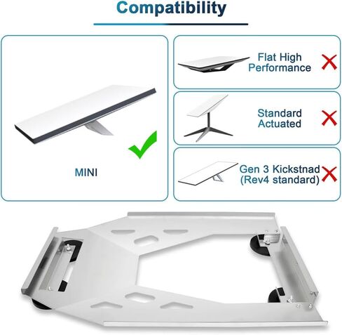 Starlink Gen 3 Flat Roof Mount Kit, Starlink Standard Dish Magnetic Quick Release Roof Mount Kit for RV, Vans, Boat, Truck(Black) in Saudi Arabia