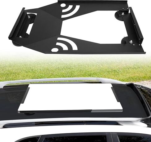 Starlink Gen 3 Flat Roof Mount Kit, Starlink Standard Dish Magnetic Quick Release Roof Mount Kit for RV, Vans, Boat, Truck(Black) in Saudi Arabia