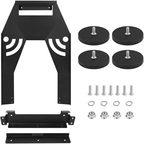 Starlink Gen 3 Flat Roof Mount Kit, Starlink Standard Dish Magnetic Quick Release Roof Mount Kit for RV, Vans, Boat, Truck(Black) in Saudi Arabia