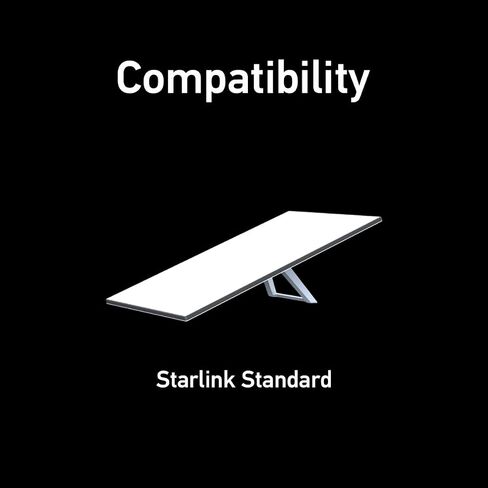 Starlink Gen 3 Flat Roof Mount Kit, Starlink Standard Dish Magnetic Quick Release Roof Mount Kit for RV, Vans, Boat, Truck(Black) in Saudi Arabia