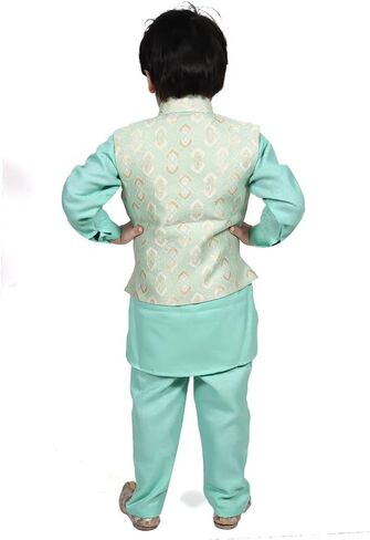 TADEX Kurta Pyjama & jacket for boys | 3 pcs WaistCoat Traditional Ethnic Wear For Children in Saudi Arabia
