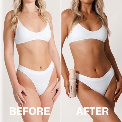 Bali Body Self-Tanning Mousse | Natural Looking Perfect Bronzed Shade | Streak-Free Green Based Tinted Self-Tanner | Fake Tan For All Skin Types – Dark/Ultra Dark, 200ml/6.7 fl oz in Saudi Arabia
