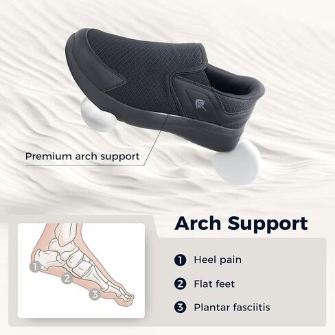 أحذية المشي على عرض إصبع القدمين للرجال مع زلة دعم القوس على أحذية التنس صفر إسقاط أحذية الحد الأدنى من الولايات المتحدة 7-12 in Kuwait