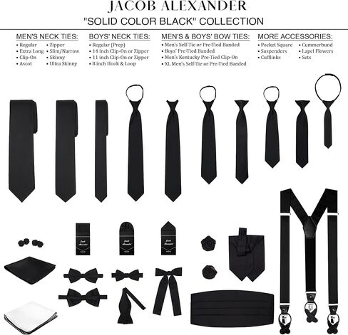 Jacob Alexander Men's Solid Color Cummerbund in Kuwait