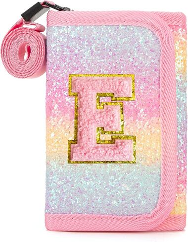 Kids Wallet for Girl Birthday Gifts for Girls Small Girls Wallet for Kids with Coin Pocket Toddler Girl Gifts Stuff (E, Colored) in Saudi Arabia