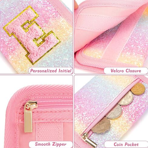 Kids Wallet for Girl Birthday Gifts for Girls Small Girls Wallet for Kids with Coin Pocket Toddler Girl Gifts Stuff (E, Colored) in Saudi Arabia