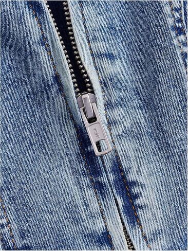 Shenhe Women's up up Denim Top Slockable Straps Sleveless Jean Top مع جيوب in Kuwait