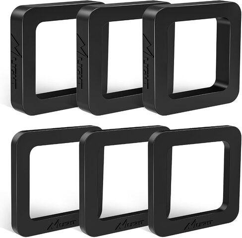 Nilight 6 Pack-Multiple Size Combination 2.5Inch Hitch Receiver Silencer Pad Reduce Rattle and Noise Between Receivers and Tow Hitches Fits for 2.5Inch Trailer Hitch Receiver in Saudi Arabia