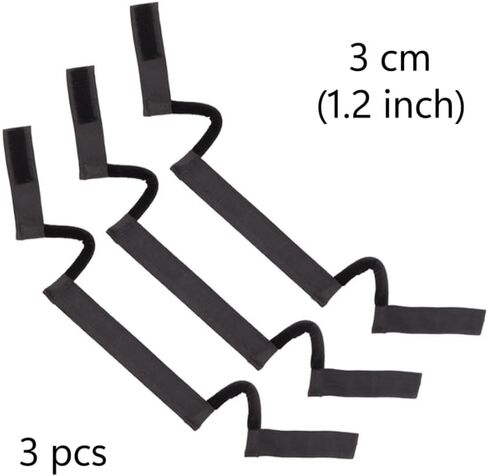 شريط شعر مستعار مريح غير مؤلم - 3 أجهزة كمبيوتر قابلة للتعديل قابلة للتعديل مع حافة الشعر المستعار ، ذوبان أمامي ، لا قبضة قابلة للانزلاق - وشاح مسطح آمن وبقاء لشعر مستعار من الدانتيل (أسود ، 3.0) in Kuwait