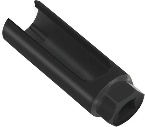 Oxygen Sensor Socket with Side Wire Cutout, 3/8 Inch Drive x 0.37 Inch (22mm) fits All Vehicle O2 Removal and Installation, 65 Mn Steel Universal Puller Oxygen Sensor Socket (Black Small) in Saudi Arabia