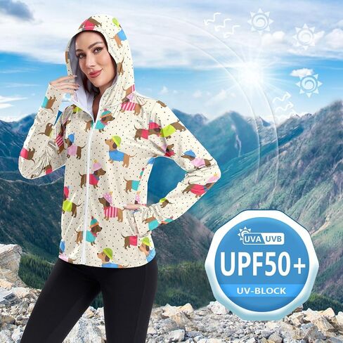Senya Women's UPF 50+ Sun Protection Shirt Bohemian Cooling Long Long in Kuwait