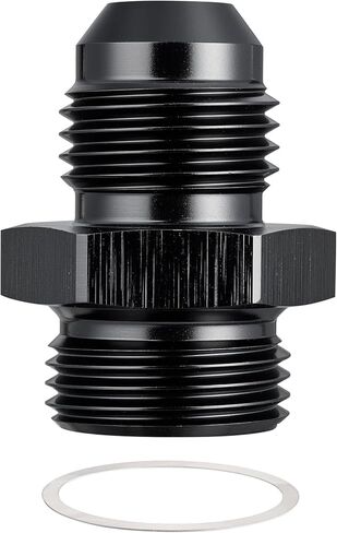 Evil Energy A Flare Male to Carb Carb Carb Pued Inlet Pitting Adapter Aluminium Black Upgrade 1PC in Saudi Arabia