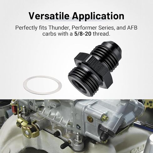 Evil Energy A Flare Male to Carb Carb Carb Pued Inlet Pitting Adapter Aluminium Black Upgrade 1PC in Saudi Arabia