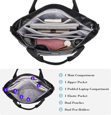 حقيبة مقاومة للسفر مقاومة للماء للنساء Weekender طوال الليل حمل أكياس كتف محفورة على الكتف مع مقصورة كمبيوتر محمول (زهور ملونة سوداء) in Kuwait