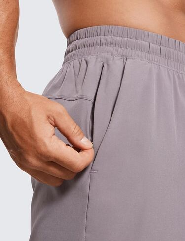 CRZ YOGA Men's 2 in 1 Running Shorts with Liner - 7'' Quick Dry for Workout Sports Athletic with Pockets in Saudi Arabia
