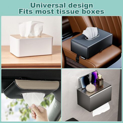 4-Ply Car Tissue Refills (960 Layers) - 8 Pack Travel Size Tissues, Soft & Strong Disposable Facial Tissues for Car, Office, Home - 30 Sheets per Pack in Saudi Arabia