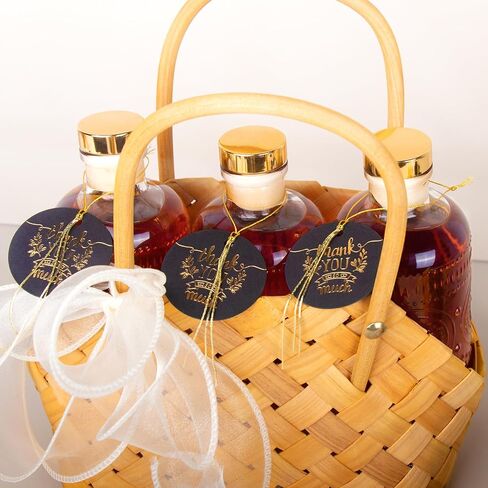 6 حزمة زجاجات زجاجية مع أغطية - 6 أوقية زجاجات الخمور مع ملصقات هدايا وزينة للخل الزيت Kombucha ويسكي النبيذ المشروبات يشرب البيرة المياه الصودا مع T -Top Cork Cap in Kuwait