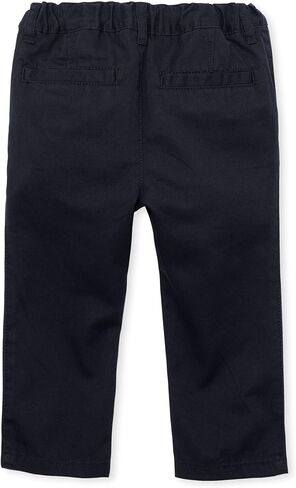 The Children's Place baby boys and Toddler Uniform Skinny Chino 2-pack Pants, Flax/New Navy 2 Pack, 4T US in Saudi Arabia