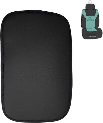 FH Group Car Seat Covers Airbag Compatible Full 1-Piece Front Seat Covers Set Supreme Twill Seat Cover Universal Fit Split Bench Rear Light Gray Car Seat Cover for SUV, Sedan Automotive Seat Covers in Saudi Arabia